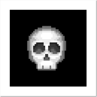 Skull Pixel Art Posters and Art